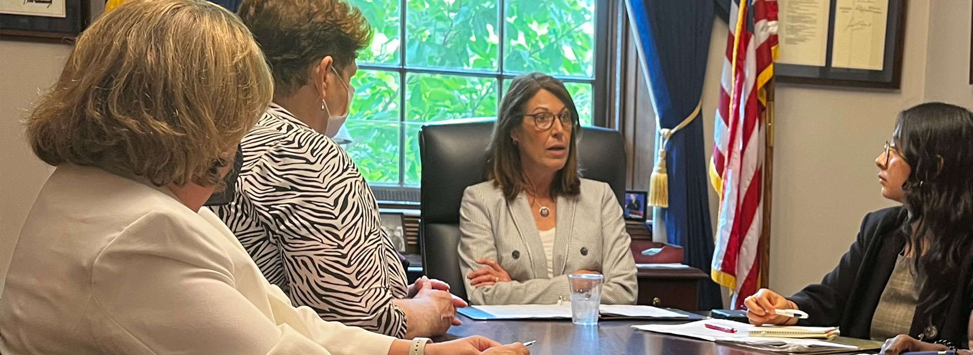 congresswoman at desk